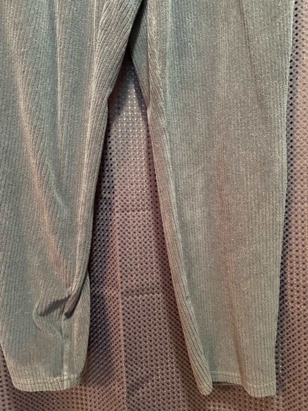 Belle by Kim Gravel Corduroy Slim Pants in Blue - Picture 6 of 11
